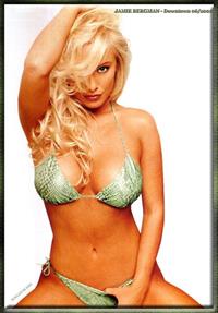 Jaime Bergman in a bikini