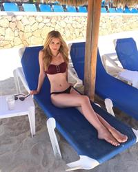 Marina Laswick in a bikini