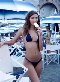 Rachel Cook in a bikini