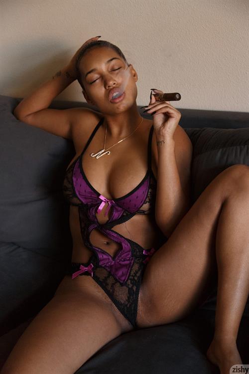 Noelle Monique Smoking