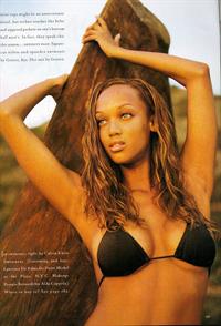 Tyra Banks in a bikini