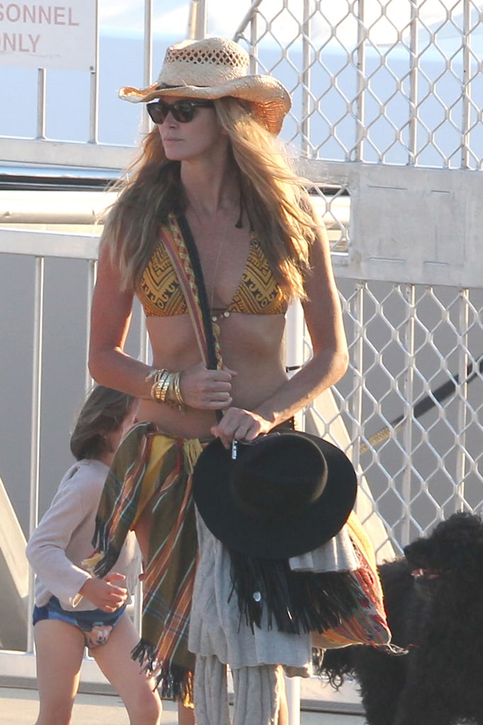 Elle MacPherson in a bikini