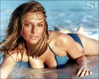 Bridget Hall in a bikini