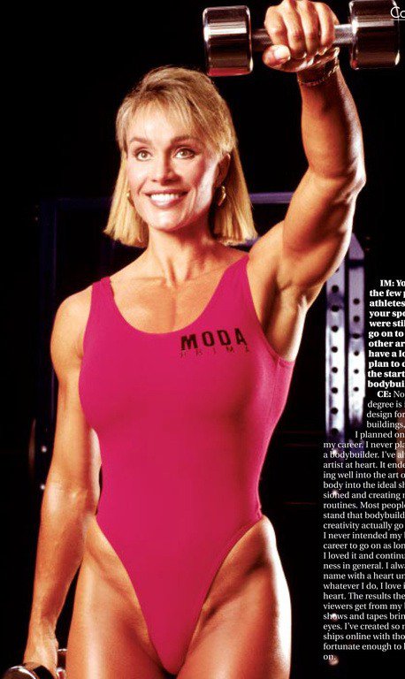 Cory Everson in a bikini
