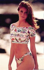 Angie Everhart in a bikini