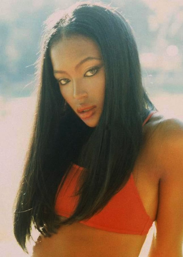 Naomi Campbell in a bikini