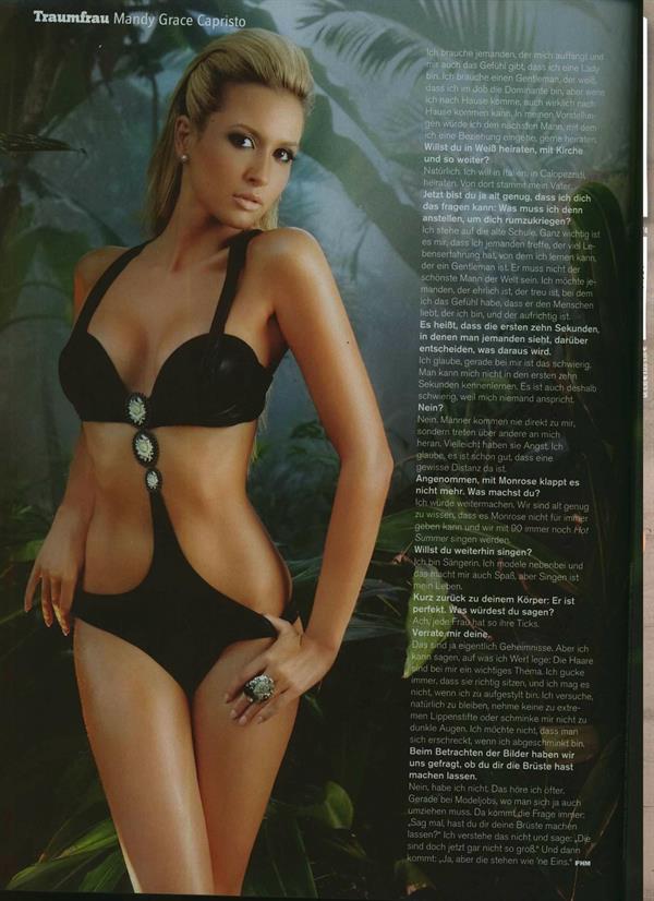 Mandy Capristo in a bikini
