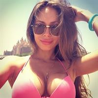 Mirgaeva Galinka in a bikini taking a selfie