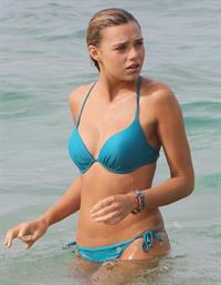 Indiana Evans in a bikini