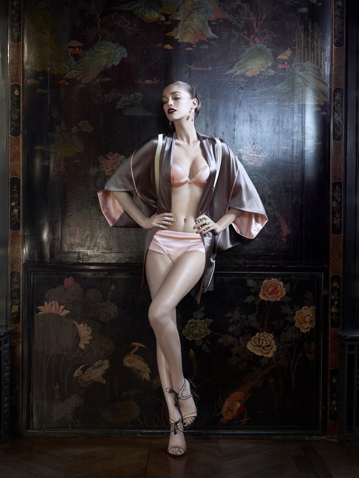 Samantha Gradoville in lingerie