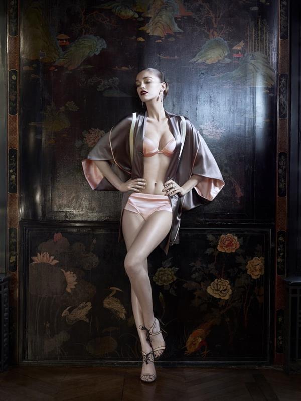 Samantha Gradoville in lingerie