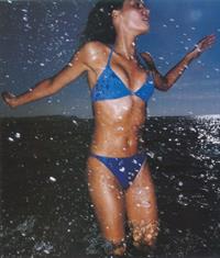 Inés Sastre in a bikini