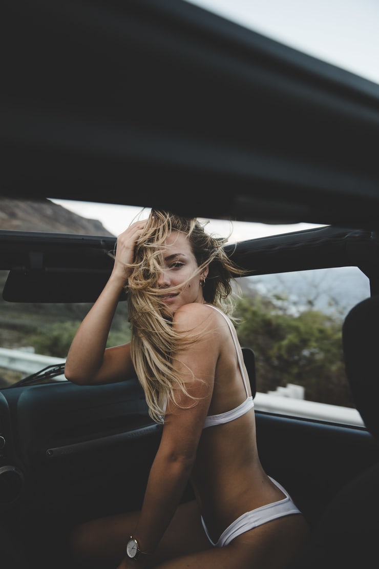 Charly Jordan in a bikini