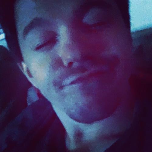 Dominic taking a selfie