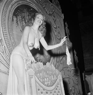 Tempest Storm in lingerie