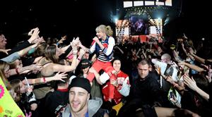 Taylor Swift In Concert at the Prudential Center in Newark, New Jersey on The RED Tour Mar. 27, 2013 