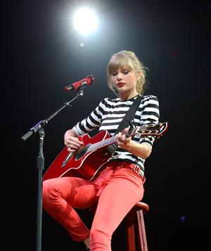 Taylor Swift In Concert at the Prudential Center in Newark, New Jersey on The RED Tour Mar. 27, 2013 