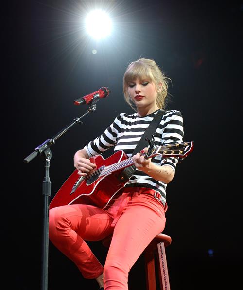 Taylor Swift In Concert at the Prudential Center in Newark, New Jersey on The RED Tour Mar. 27, 2013 