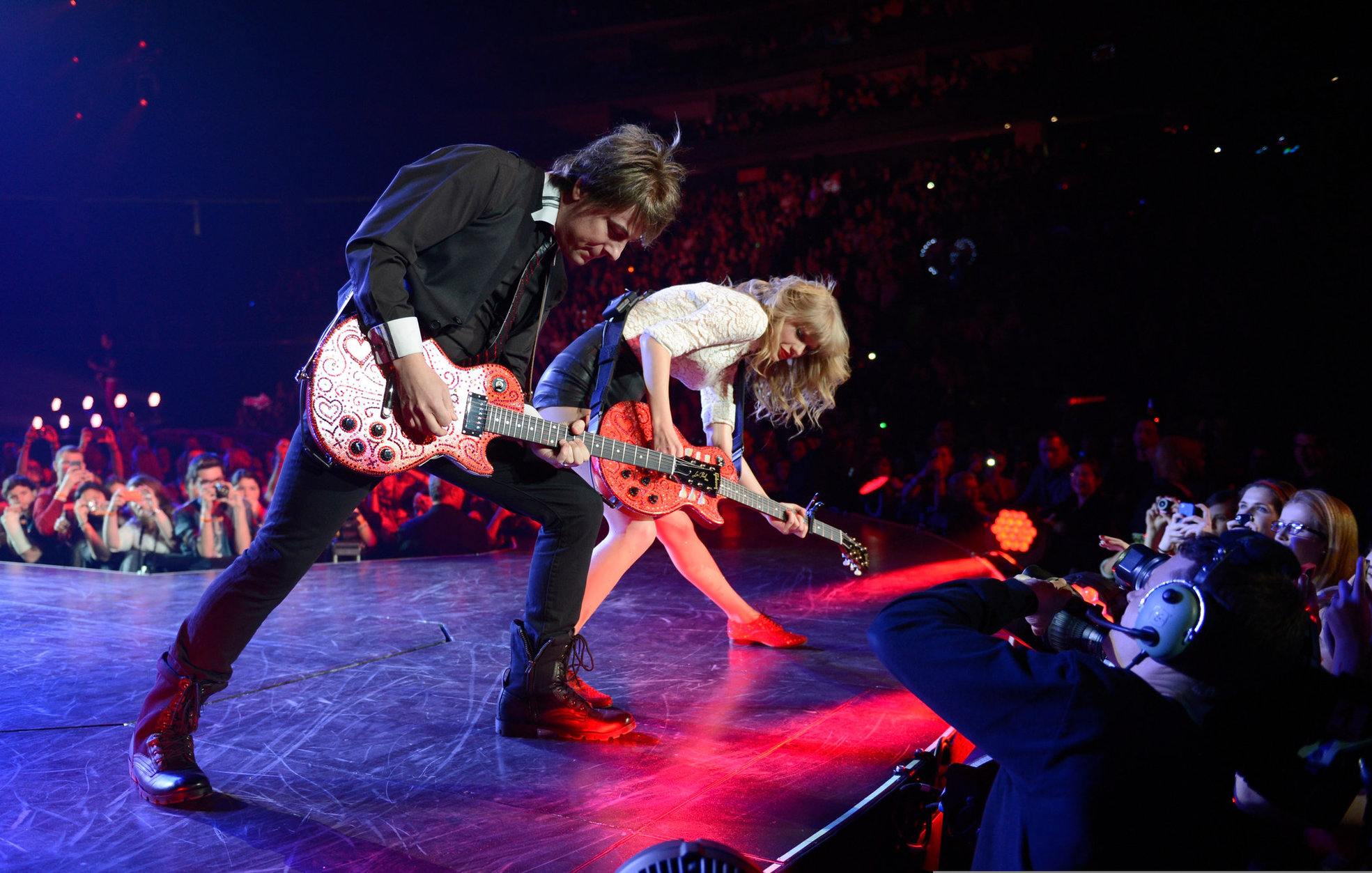 Taylor Swift In Concert at the Prudential Center in Newark, New Jersey on The RED Tour Mar. 27, 2013 