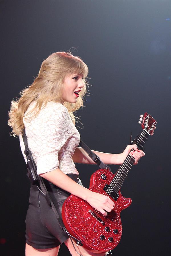 Taylor Swift In Concert at the Prudential Center in Newark, New Jersey on The RED Tour Mar. 27, 2013 