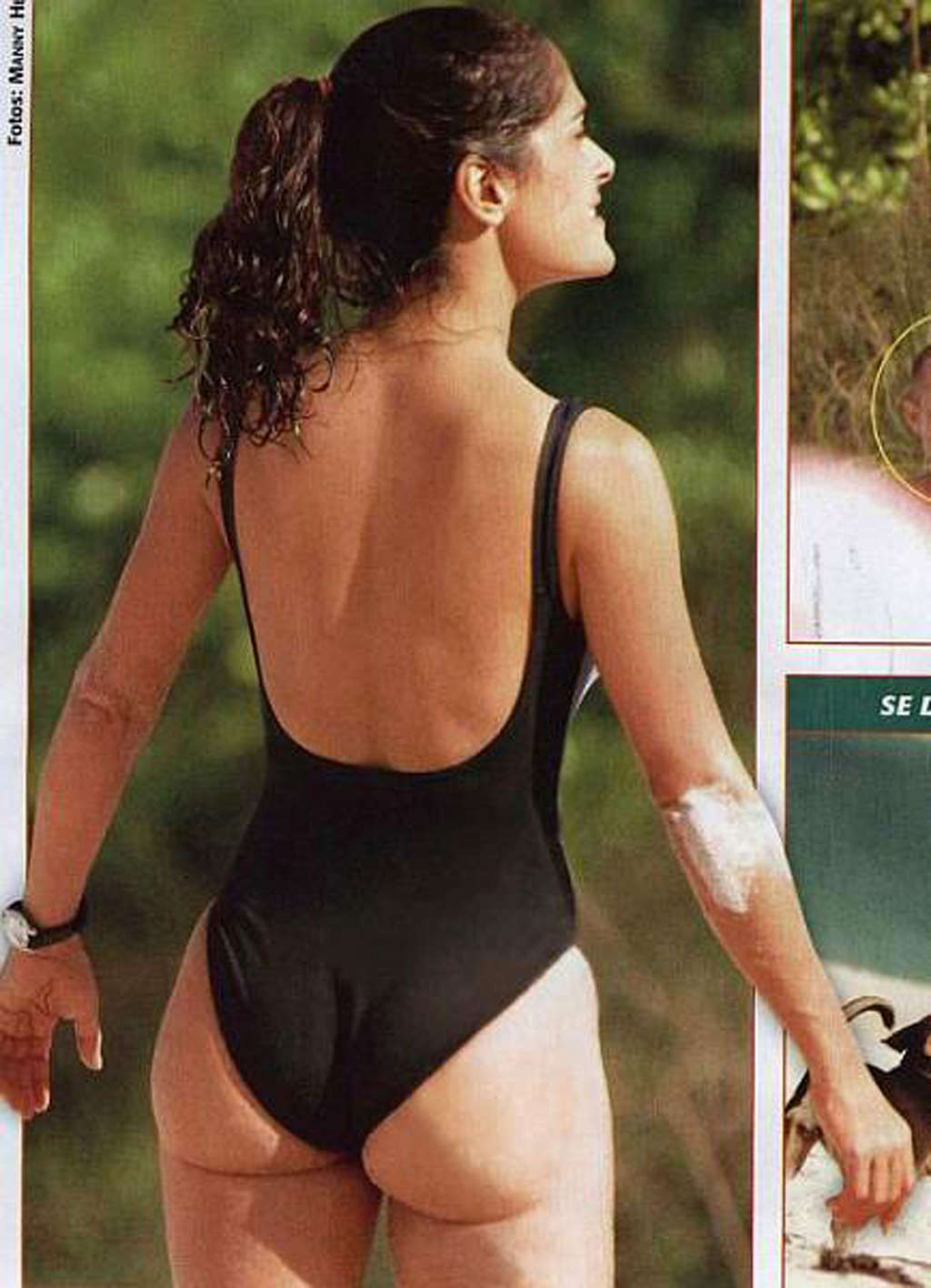 Salma Hayek in a bikini - ass
