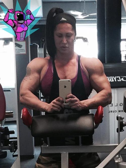 Beata Harcos taking a selfie