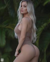 Amber Lynn Bogart in lingerie - ass