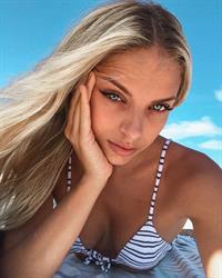 Hannah Perera in a bikini