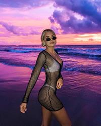 Hannah Perera in a bikini