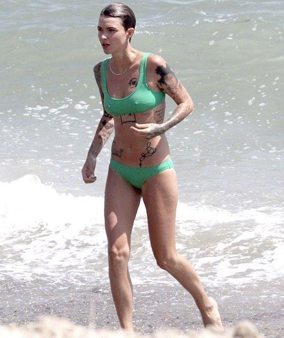 Ruby Rose in a bikini