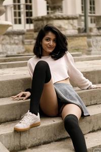 Ushna Malik in a Skirt