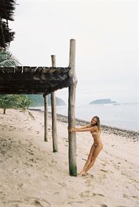 Nathalie Sinkvist in a bikini