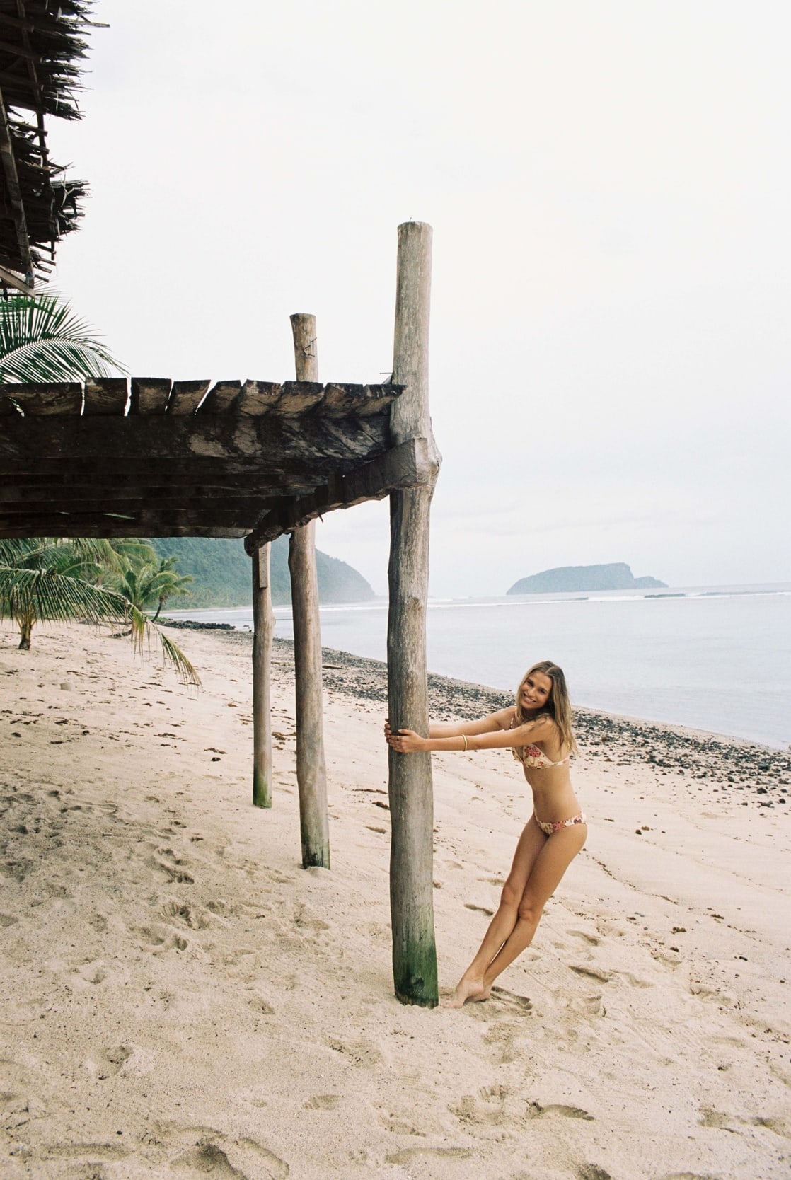 Nathalie Sinkvist in a bikini