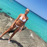 Victoria bath in a bikini