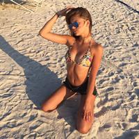 Anonymous in a bikini