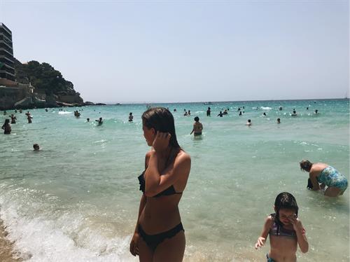 Anonymous in a bikini