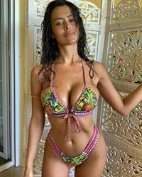 Eva Padlock in a bikini