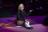 Bebe Rexha sexy on stage.









