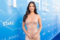 Olivia Munn cleavage in a dress at the premiere of  The Rook .


























