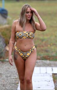 Charlotte Crosby in a sexy bikini seen by paparazzi.




























