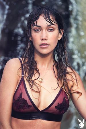 Brook Power Nude poses nude for Playboy