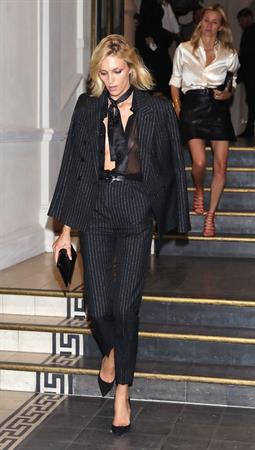 Anja Rubik sexy braless see through top showing her tits seen by paparazzi.





