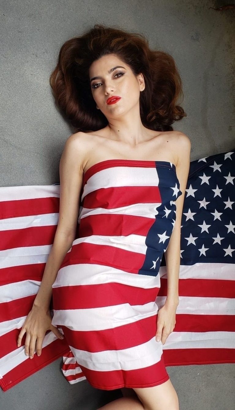 Blanca Blanco Pictures Blanca Blanco sexy swimsuit photo shoot for the 4th of July.