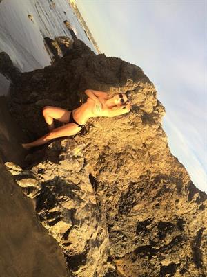 Ella Rose Nude Pictures Ella Rose in a topless beach photoshoot