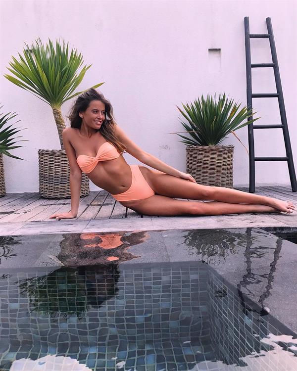 Tess Homann in a bikini
