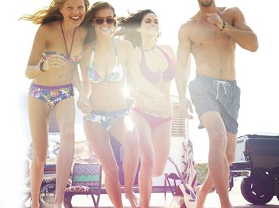 Nina Agdal Sloggi Swimwear 2013 