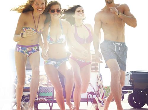 Nina Agdal Sloggi Swimwear 2013 