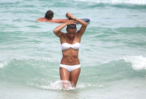Melody Thornton in a bikini