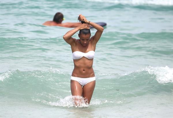 Melody Thornton in a bikini