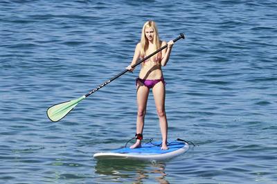 Ava Sambora in a bikini